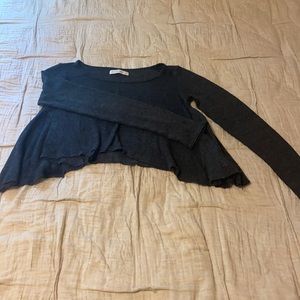 Abercrombie and Fitch Long Sleeve Crop (XS)
